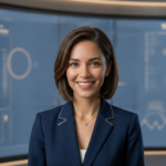 Crystal, the AI employee, in a modern operations hub